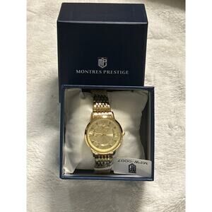 Womens Gold Watch Wider Band